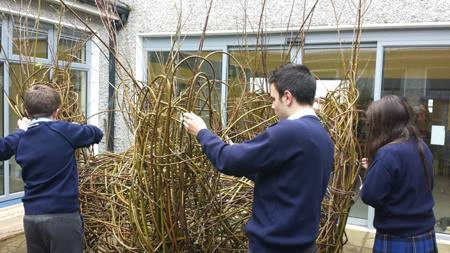 TY Willow workshop, Bush Secondary School, Louth